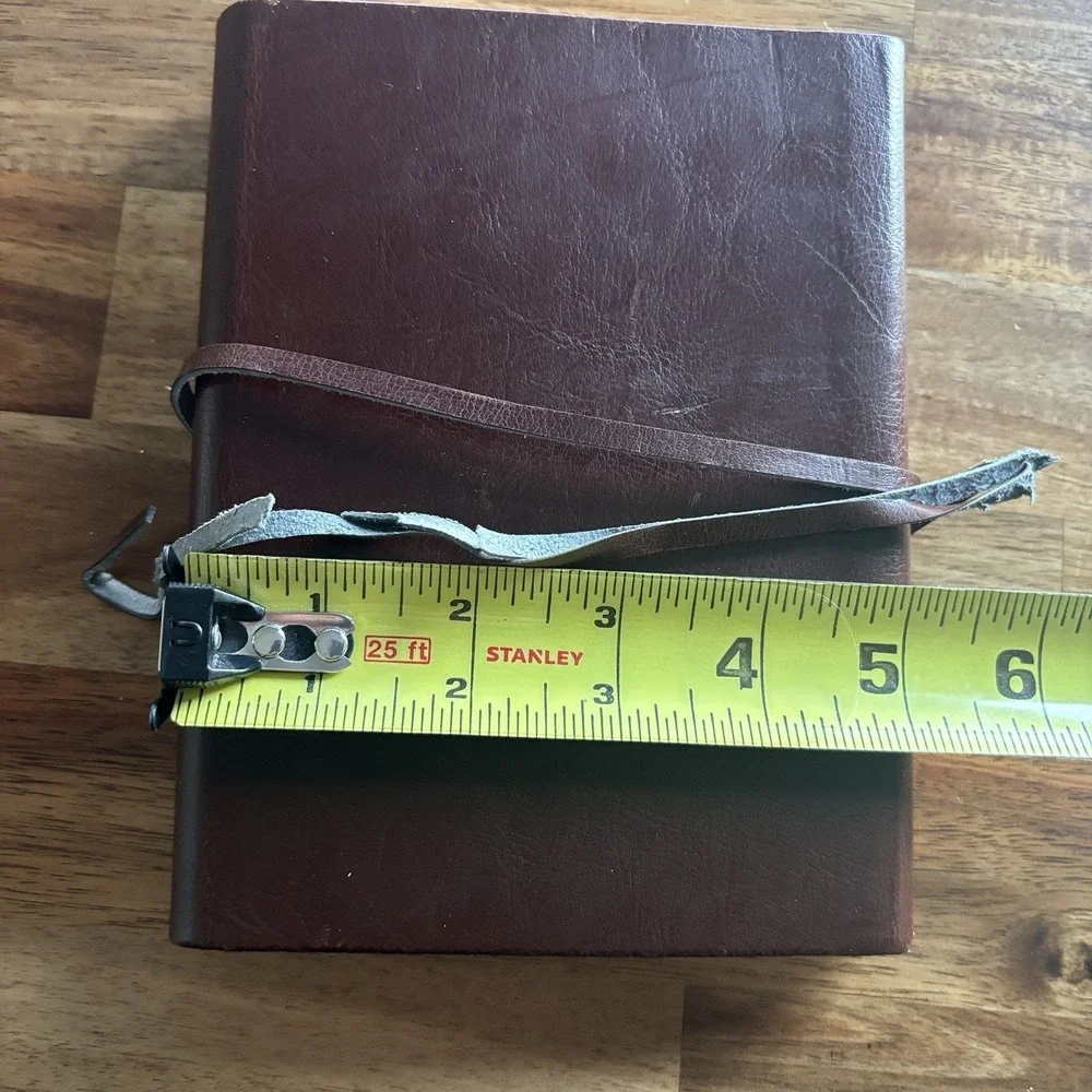 Cavallini & Co. Brown Leather Journal  MADE IN ITALY - BROKEN STRAP- AS IS